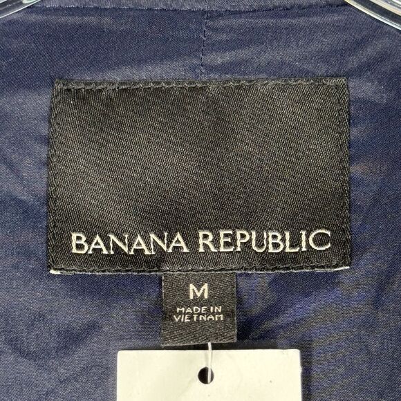 Banana Republic Jacket Womens Medium Black Pink Bird Print Drapery Bomber Casual - Picture 7 of 9